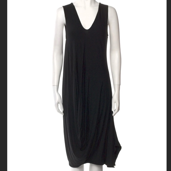 New w/tags Maria Cornejo Black Knee Length Dress L - Picture 3 of 6